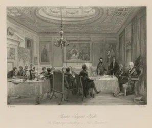 Barber Surgeons Hall, the Company admitting a new member