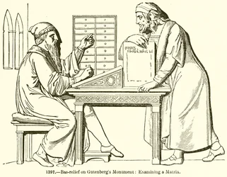 Bas-Relief on Gutenberg