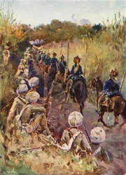 Bengal Lancers on Their Way to Beijing, Boxer Rebellion