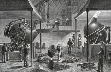Bessemer Process, Steel Works, Sheffield