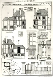 Bijou Residence Sunnycote, Hampstead, for John Ingle Lee Esq, from The Building News, 23rd February 1877