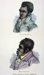 Bill Richmond and Tom Molineaux, print published in 1812
