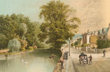 Bonchurch Pond, Near Ventnor--Isle of Wight