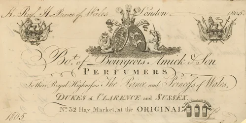 Bought of Bourgeois Amick and Son