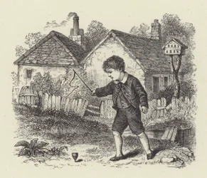 Boy with Spinning Top
