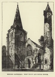 Brechin Cathedral, West Front and Round Tower