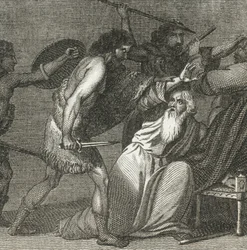 Brennus and His Troops Killing the Venerable Men