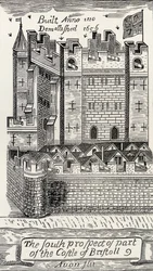 Bristol Castle, after James Millerd