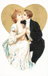 British Valentine card