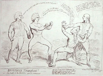 Brunswick Triumphant! published by J. Aitken in 1789