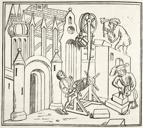 Builders at Work in the 15th Century, from 