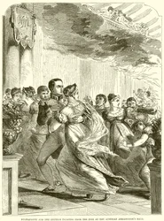 Buonaparte and the Empress Escaping from the Fire at the Austrian Ambassador