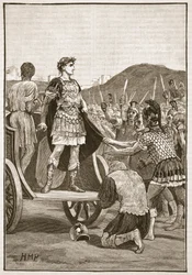 Caesar Addressing the Malcontent Legions in the Campus Martius