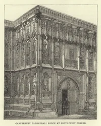Canterbury Cathedral, Porch at South-West Corner