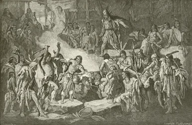 Captain Smith Saved by Pocahontas