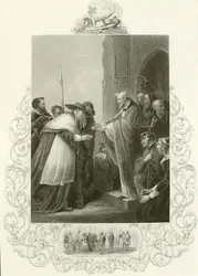 Cardinal Wolsey Entering the Abbey of Leicester