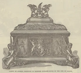 Casket of Address presented to Baroness Burdett-Coutts by the City of London