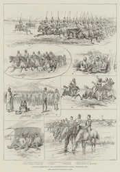 Cavalry Manoeuvres of the Bangalore Division, Madras Presidency, India