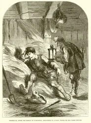Charles II, After the Defeat at Worcester, Discovered in a Barn, Where He Had Taken Refuge