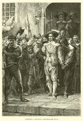 Charles I quitting Westminster Hall