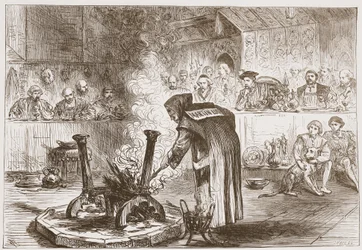 Charles sees the Play of the Masks
