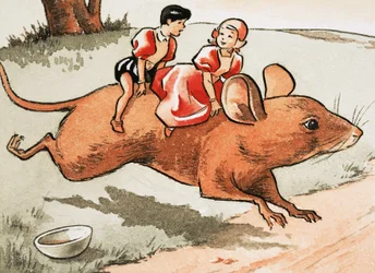 Children on the Back of a Mouse