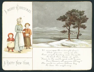 Children waiting in the snow
