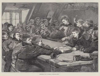 Christmas Day on Board a Training-Ship