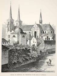 Church of Roeskilde and Tomb-House of the Kings of Denmark, from A Memorial of the Marriage of Edward VII and Alexandra of Denmark