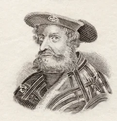 Claudius Ptolemaeus, or Ptolemy, 1825 (engraving)