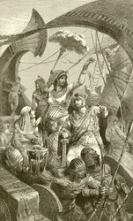 Cleopatra at the Battle of Actium