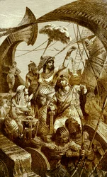 Cleopatra at the Battle of Actium