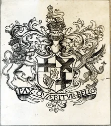 Coat of arms of Oliver Cromwell