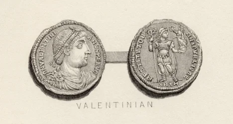 Coin from the time of Valentinian