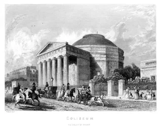 Coliseum, Regents Park, 1837