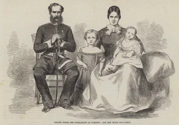 Colonel Inglis, the Commandant at Lucknow, and Mrs Inglis and Family