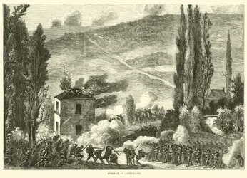 Combat at Chatillon, October 1870