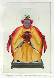 Confucius: The Great Unapotheosized God of China, Illustration from 