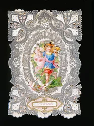 Constancy, Valentine card, c.1860