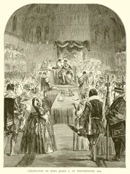 Coronation of King James I at Westminster, 1603