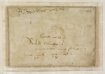 Richard’s ‘loyalty me lie’ signature next to Edward V’s signature