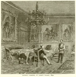 Council Chamber, St. Jamess Palace, 1840