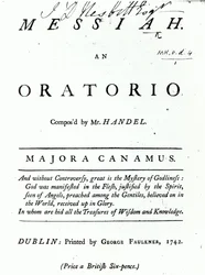 Cover of Sheet Music for Handel