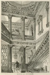 Cowfields, 30 Old Burlington Street: Entrance Hall and Staircase