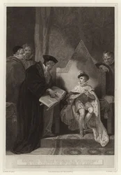 Cranmer urging Edward VI to consent to the execution of Joan of Kent