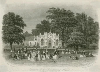 Cremorne Gardens, London: Exterior of the Banqueting Hall