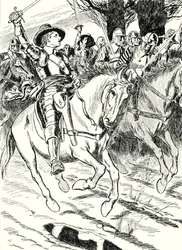 Cromwell Leads His Ironsides to Battle