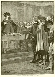 Cromwell refusing the Crown