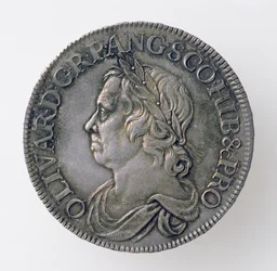 Crown of Oliver Cromwell (1599-1658), London Mint, 1658 (obverse)