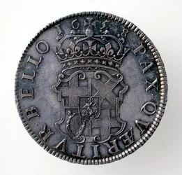 Crown of Oliver Cromwell, London Mint, 1658 (reverse)
